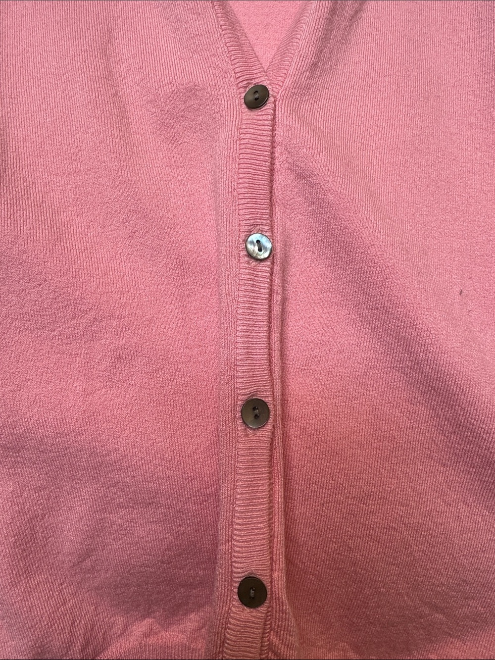 Trina Turk Rose-Pink Button-Front Cardigan - Picture 6 of 6